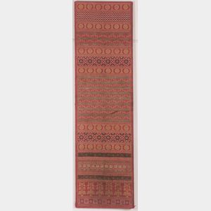 Moroccan Silk and Metal Thread Brocade Panel