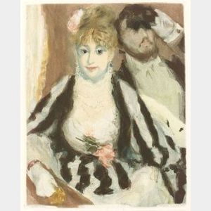 Jacques Villon (French, 1875-1963),After Pierre Auguste Renoir (French, 1841-1919) La Loge