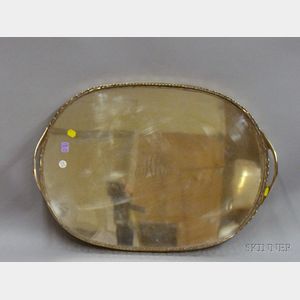 Gorham Silver Plated Tray with Shaped Gallery.
