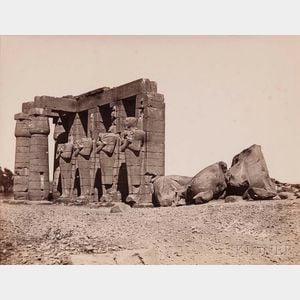 Various Artists, including Antonio Beato (Italian, c. 1835-1906) Twenty-eight Views of Egypt (Cairo, Faiyum, Karnak, and Thebes)