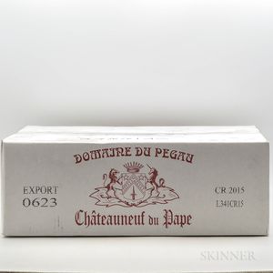 Domaine du Pegau Chateauneuf du Pape Cuvee Reservee 2015, 12 bottles (oc)