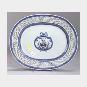 Chinese Export Porcelain Reticulated Platter