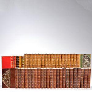 Decorative Bindings, Sets, Forty-seven Octavo Volumes.