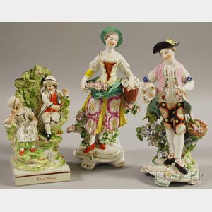 Three Porcelain Figures