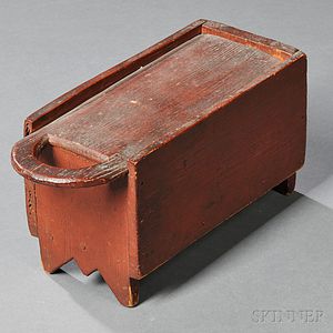 Slide-lid Box with Cutout Handle