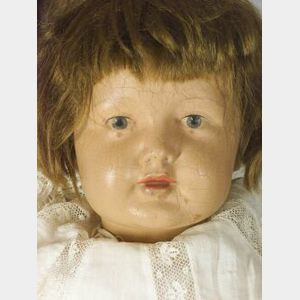 K * R Rubber Head Character Child Doll