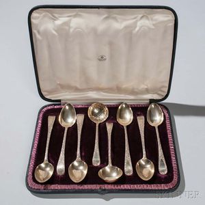 Boxed Set of Assembled George III Sterling Silver Flatware