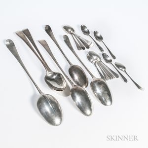 Group of George II/III Sterling Silver Spoons