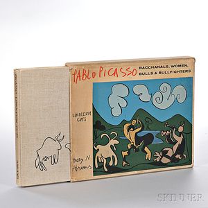 Picasso, Pablo (1881-1973) Picasso Linoleum Cuts: Bacchanals, Women, Bulls & Bullfighters.