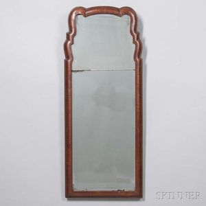 Walnut Veneer Mirror