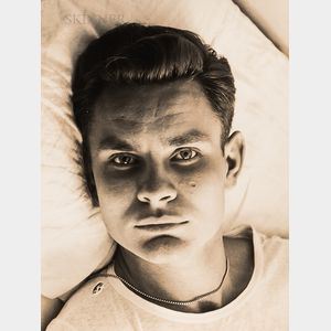 George Platt Lynes (American, 1907-1955) Four Photographs of Chuck Howard in Bed