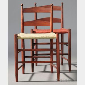 Pair of Shaker Maple Dining Chairs
