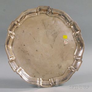 Poole "Chippendale" Sterling Silver Serving Tray