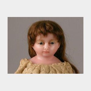 Large Peck Poured Wax Doll