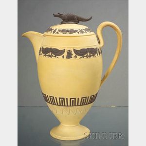 Wedgwood Caneware Egyptian Hot Water Pot and Cover