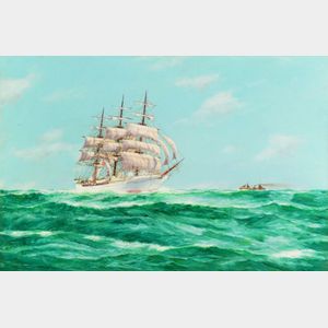 John Arnold (American, 20th Century) The Ship Seven Seas