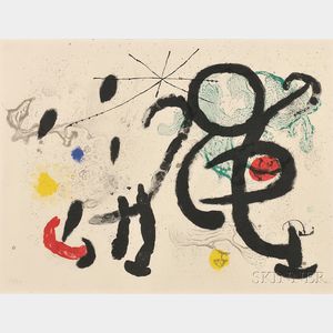 Joan Miró (Spanish, 1893-1983) Danse Barbare
