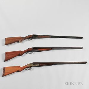 Three Double-barrel Shotguns