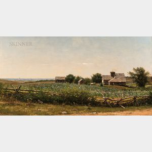 Worthington Whittredge (American, 1820-1910) View on the Sakonnet