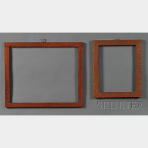 Two Grain-painted Pine Frames