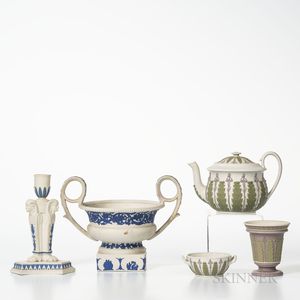 Five Wedgwood Stoneware Items