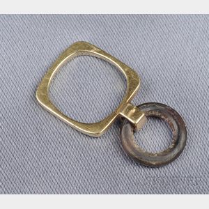Abstract Design 18kt Gold Ring, Dinh Van, Cartier