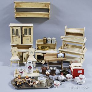 Assortment of Child's Toy Kitchen Items