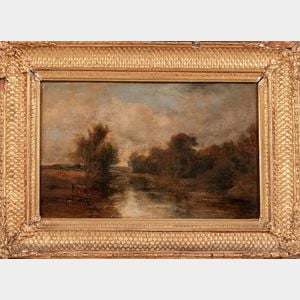 John Linnell (British, 1792–1882) River Scene