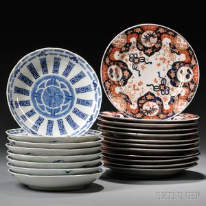 Twenty Porcelain Plates