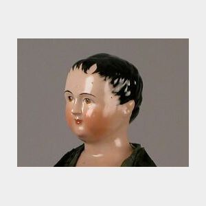 Pink-Tint China Shoulder Head Boy Doll