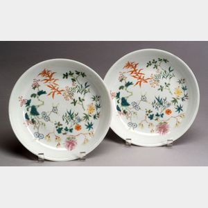 Pair of Porcelain Plates
