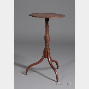 Red-washed Birch Octagonal Stand