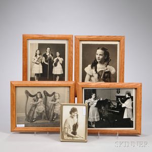 Eleven Framed Photographs of the Stusick Family of Springfield, Massachusetts