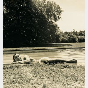 George Platt Lynes (American, 1907-1955) Chuck Howard in Swimming Pool