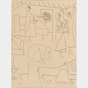 Pablo Picasso (Spanish, 1881-1973) Birth of the Centaur