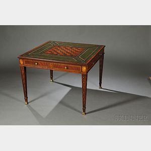 Maitland-Smith Georgian-style Mahogany Games Table