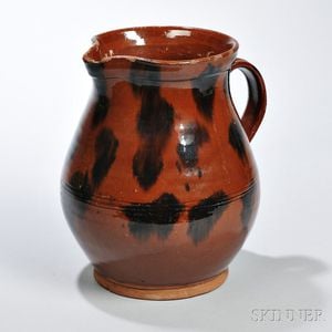 Large Redware Pitcher