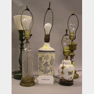 Eight Decorative Table Lamps