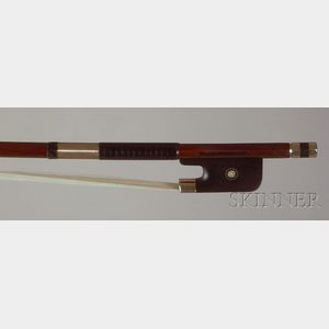 Gold Mounted Viola Bow