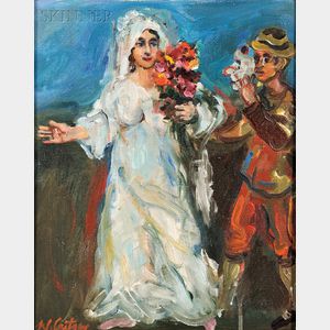 Walter Spitzer (Polish, b. 1927) The Bride