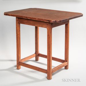 Stretcher-base Country Tea Table