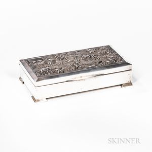 Indian Sterling Silver Cigarette Box