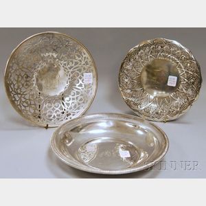 Three Sterling Serving Dishes