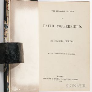 Dickens, Charles (1812-1870) The Personal History of David Copperfield , with Hand-colored Illustrations.