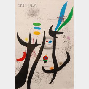 Joan Miró (Spanish, 1893-1983) La Femme arborescent