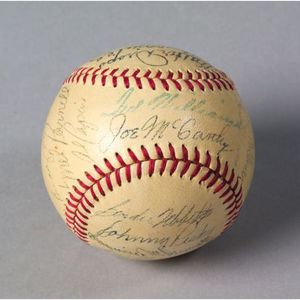 1950 Boston Red Sox Autographed Baseball