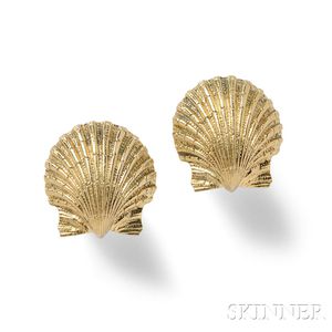 18kt Gold Earrings, Schlumberger, Tiffany & Co