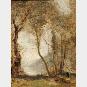 Henry Ward Ranger (American, 1858-1916) Hommage à Corot