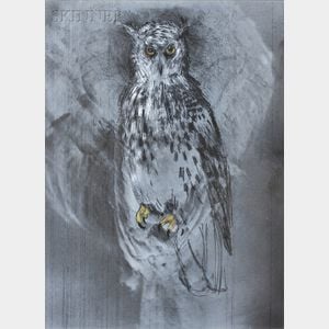 Jim Dine (American, b. 1935) Great Horned Owl