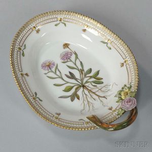 Four Royal Copenhagen "Flora Danica" Porcelain Trays